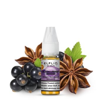 ELFBAR ELFLIQ Liquid 10mg/ml 10ml Blackcurrant Aniseed