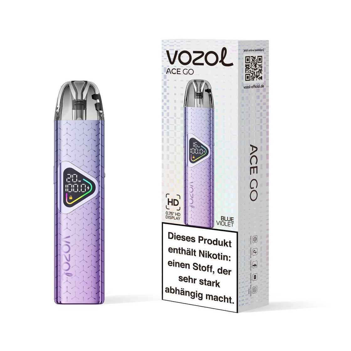 Vozol ACE GO E-Zigarette Kit - Alle Farben