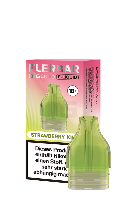 Flerbar D16000 Strawberry Kiwi