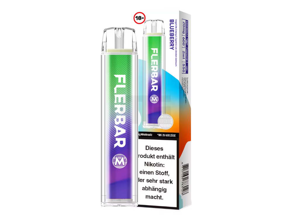 Flerbar Vape 600 - Blueberry - Einweg E-Zigarette