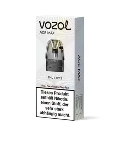 Vozol Ace Max / Ace Go – 3x Leerpods (0.6 Ohm) Dein perfektes Nachfüllsystem