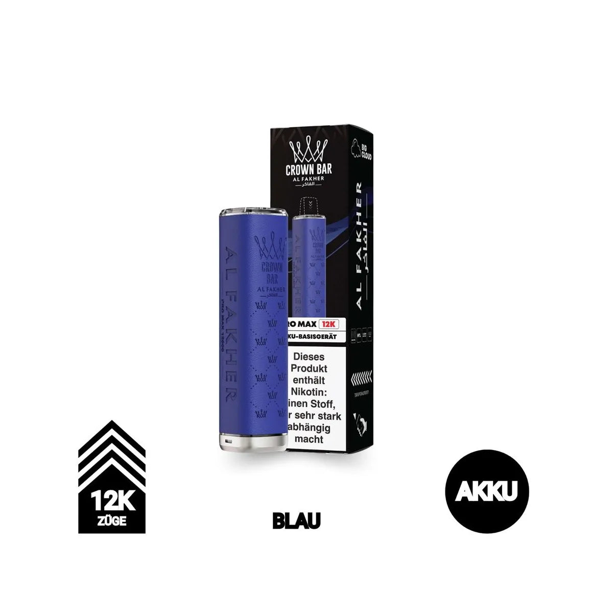 Al Fakher 12K PRO MAX Akku