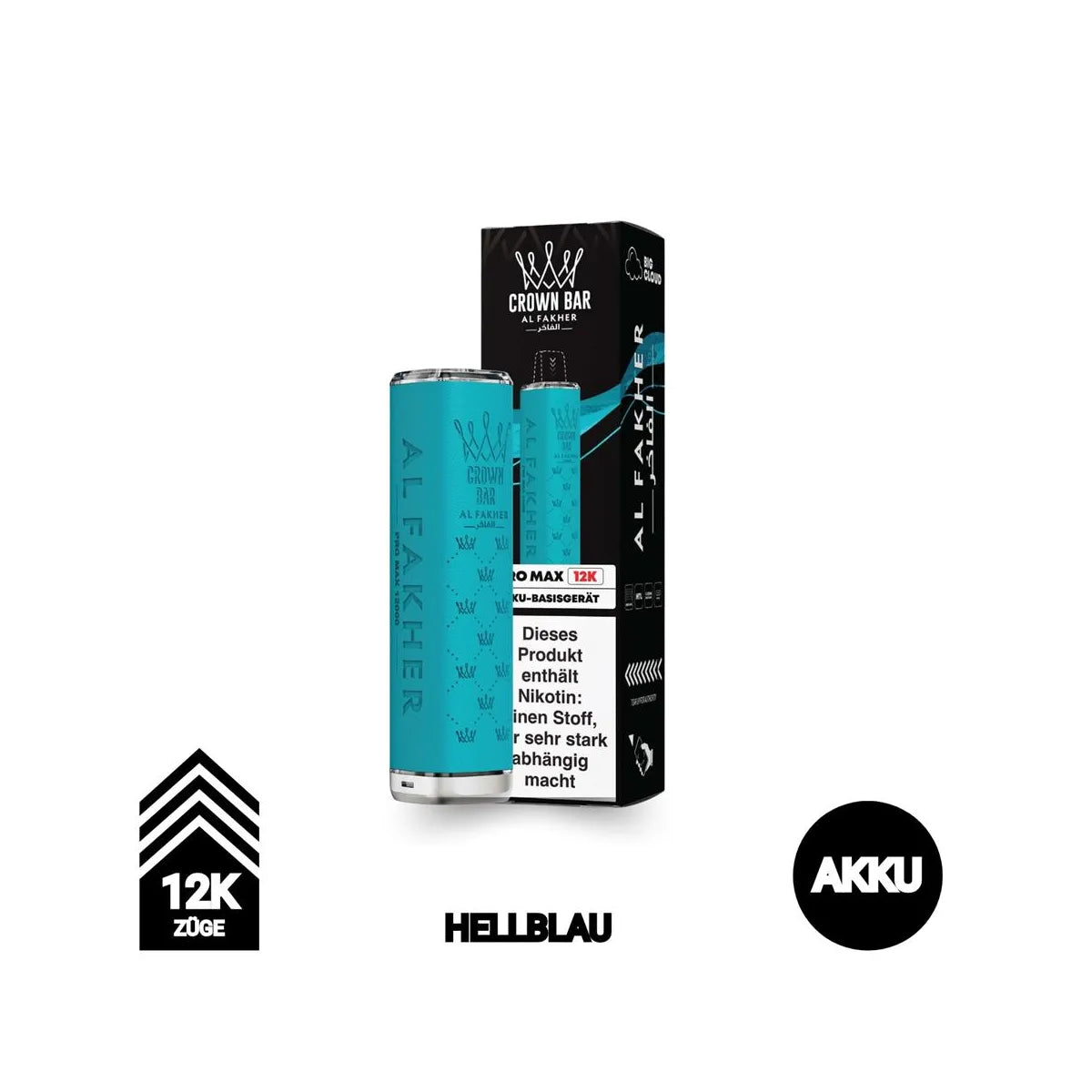 Al Fakher 12K PRO MAX Akku  SmokeYourStyle