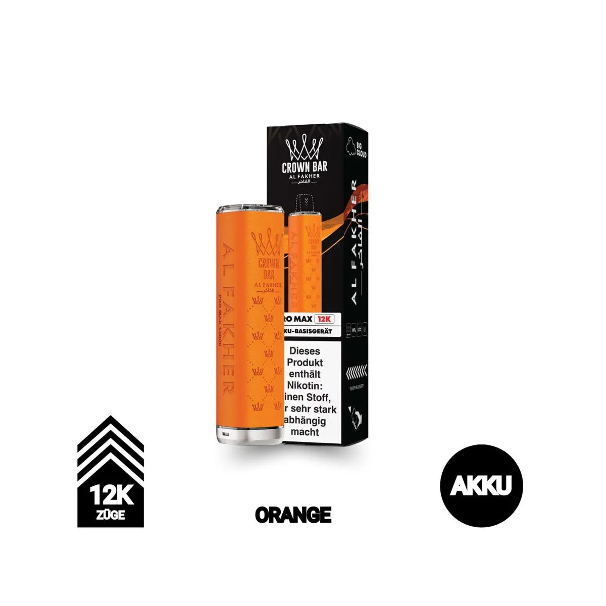Al Fakher 12K PRO MAX Akku
