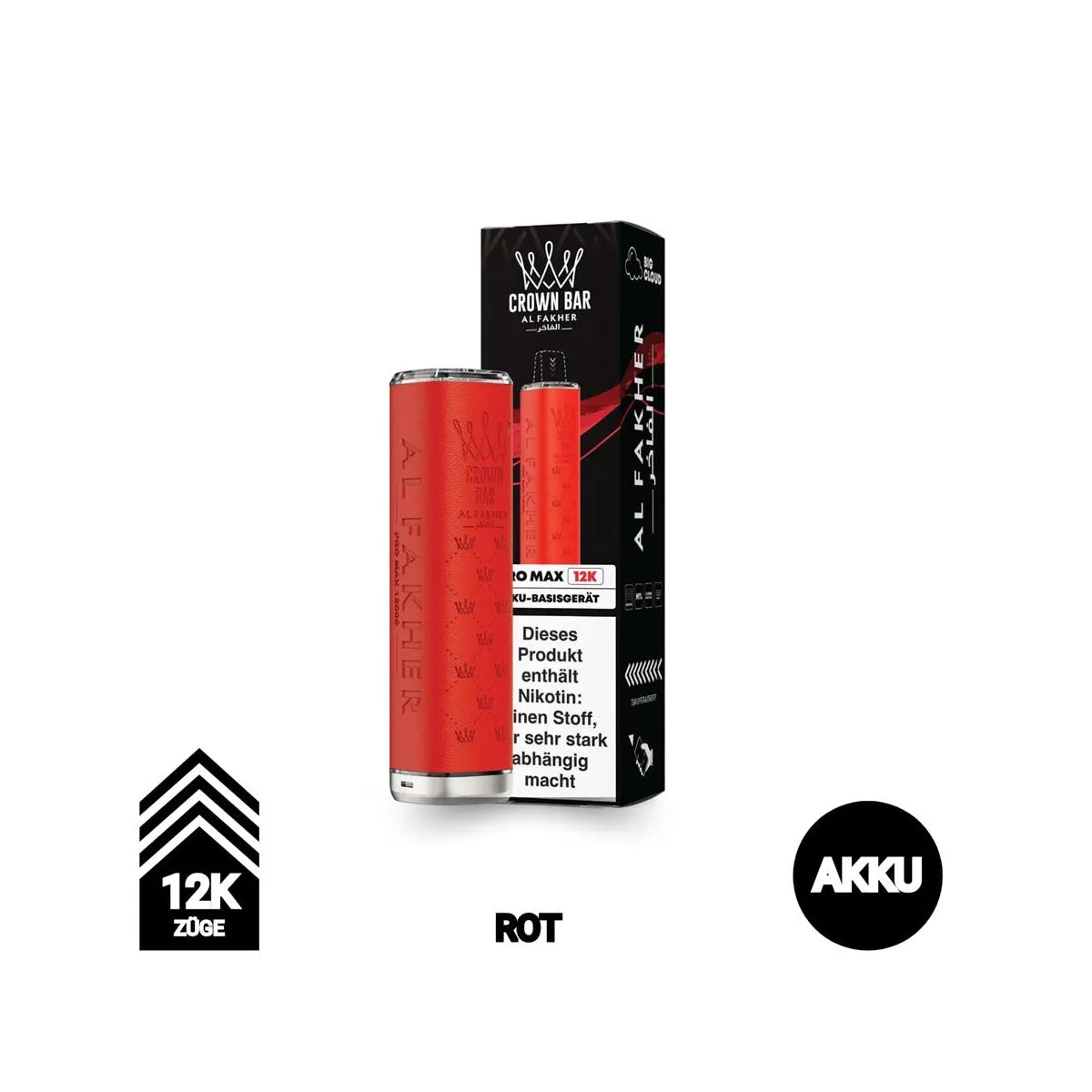 Al Fakher 12K PRO MAX Akku