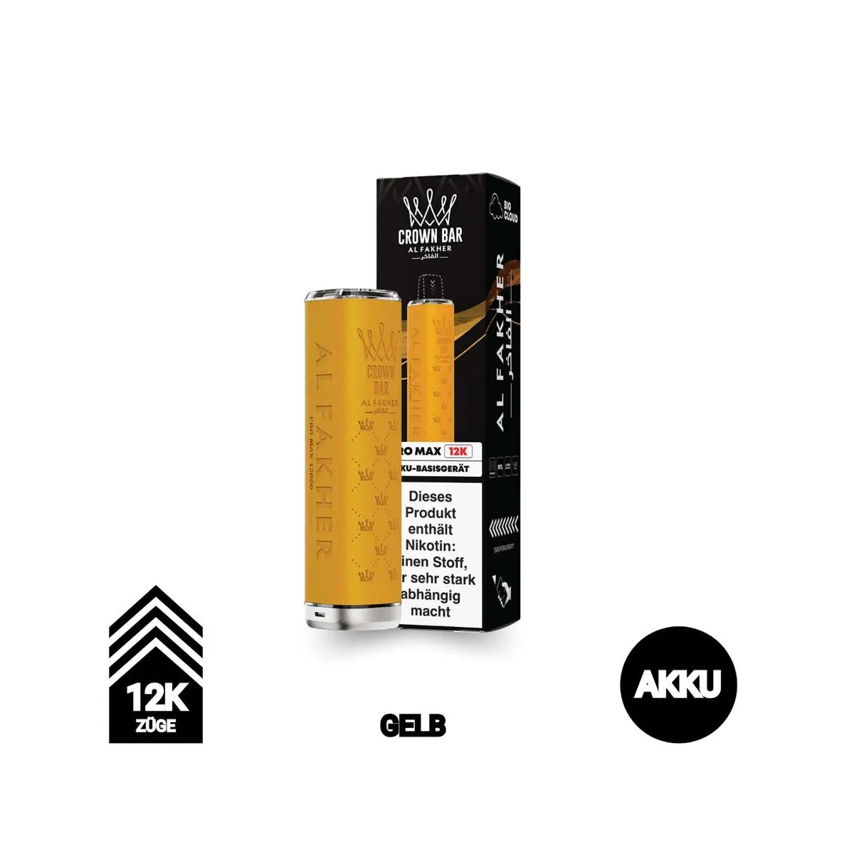 Al Fakher 12K PRO MAX Akku