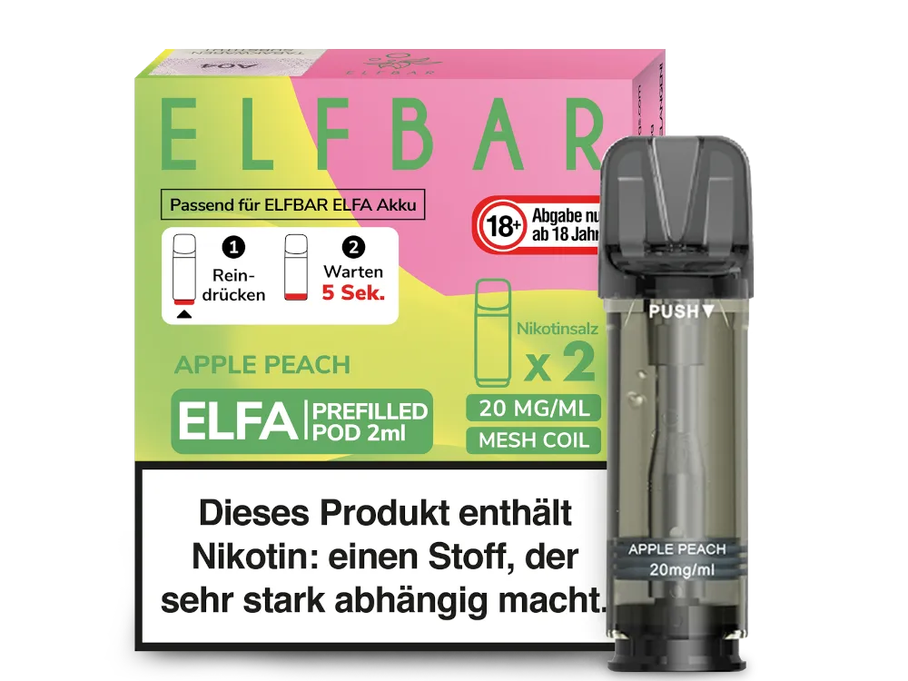 ELFBAR ELFA 20mg Nikotin 2er Pack - Alle Sorten
