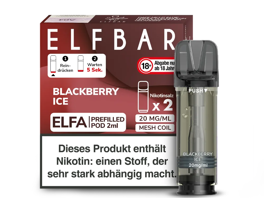 ELFBAR ELFA 20mg Nikotin 2er Pack - Alle Sorten
