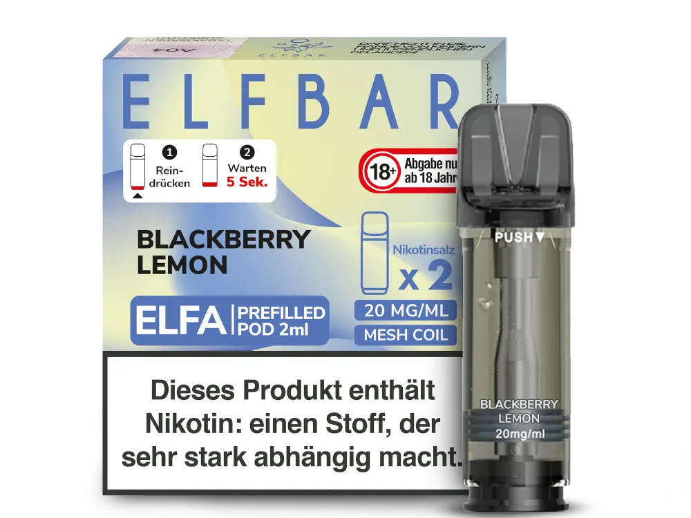 ELFBAR ELFA 20mg Nikotin 2er Pack - Alle Sorten