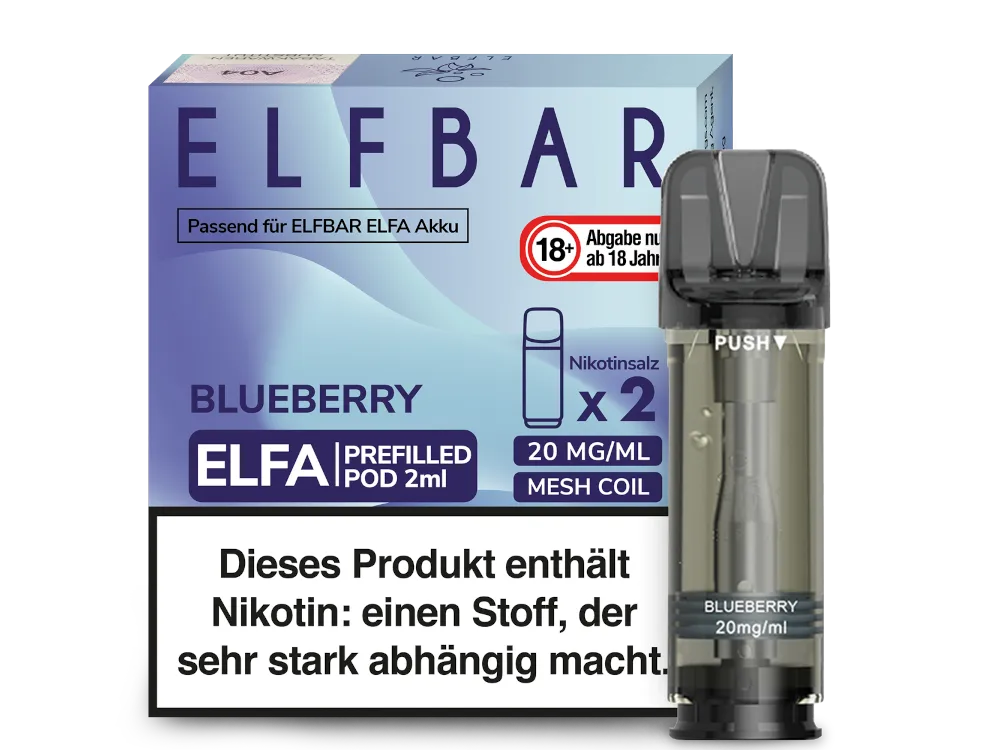 ELFBAR ELFA 20mg Nikotin 2er Pack - Alle Sorten