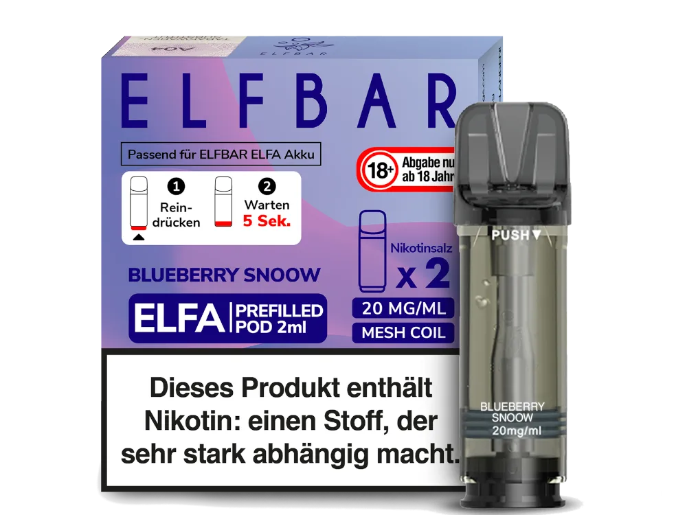ELFBAR ELFA 20mg Nikotin 2er Pack - Alle Sorten