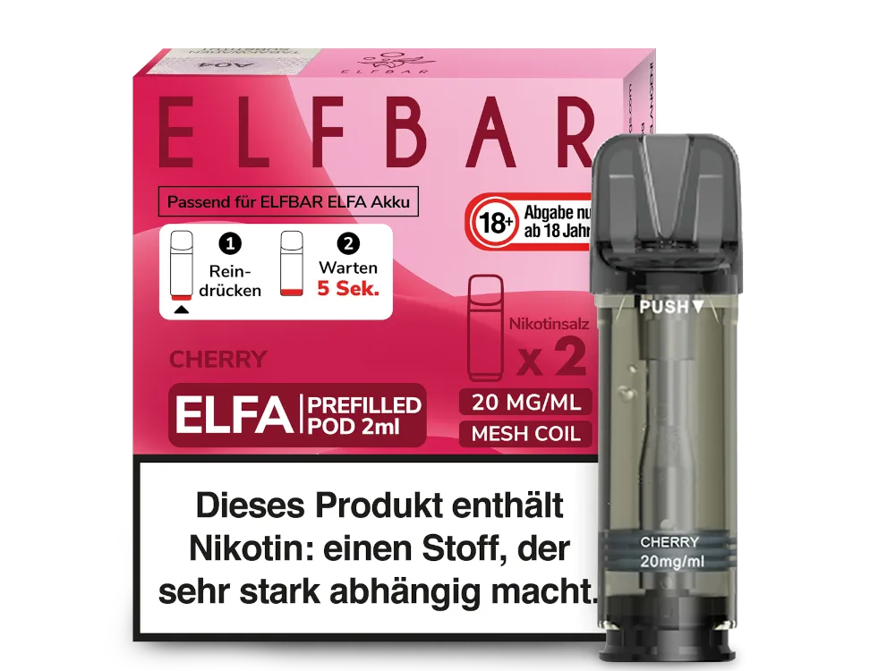 ELFBAR ELFA 20mg Nikotin 2er Pack - Alle Sorten