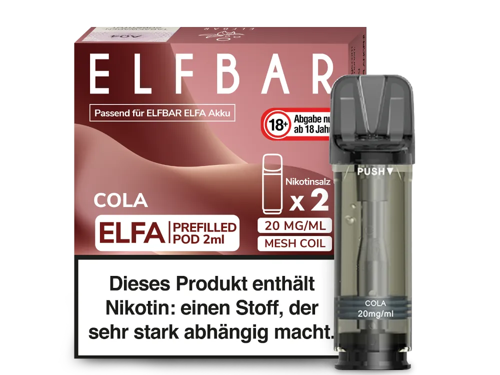 ELFBAR ELFA 20mg Nikotin 2er Pack - Alle Sorten