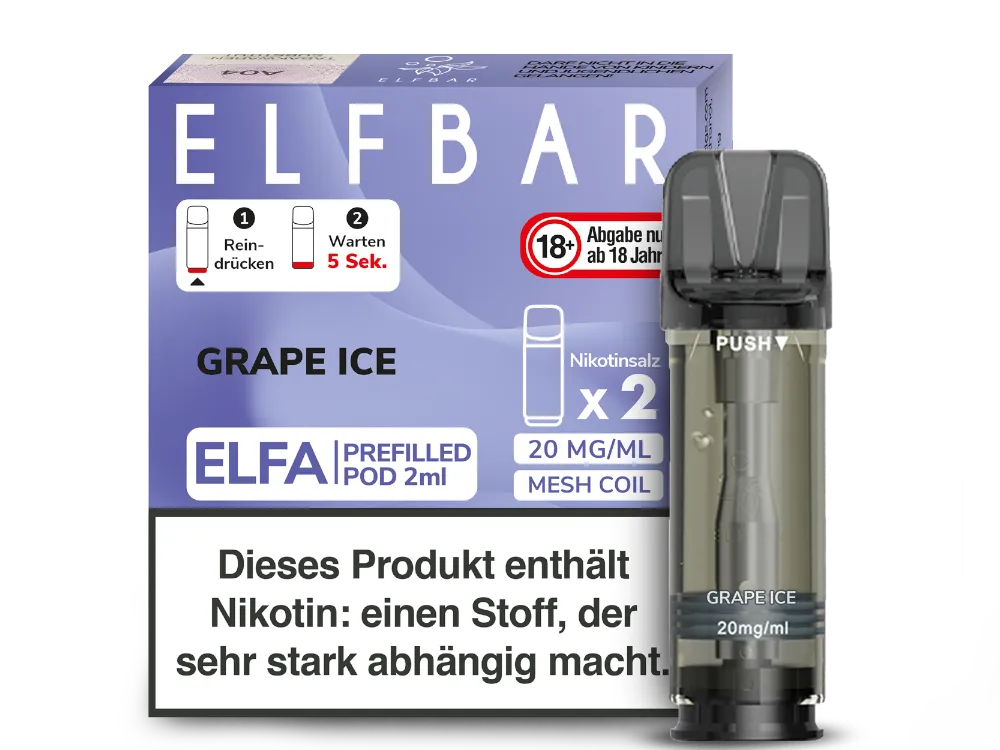 ELFBAR ELFA 20mg Nikotin 2er Pack - Alle Sorten