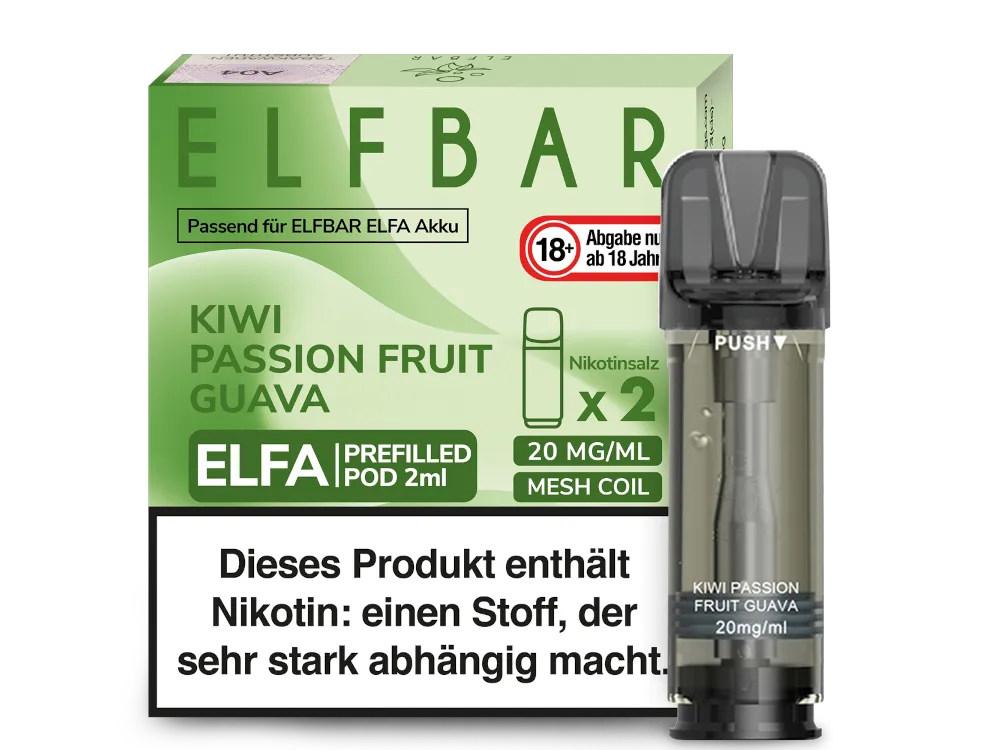 ELFBAR ELFA 20mg Nikotin 2er Pack - Alle Sorten