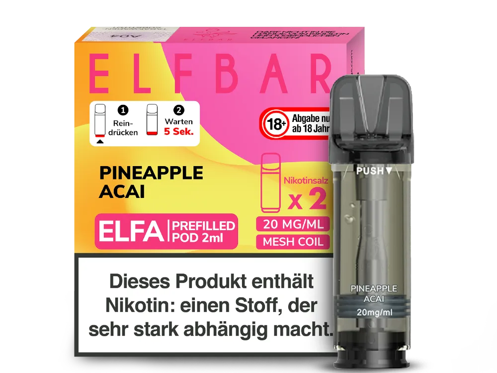 ELFBAR ELFA 20mg Nikotin 2er Pack - Alle Sorten