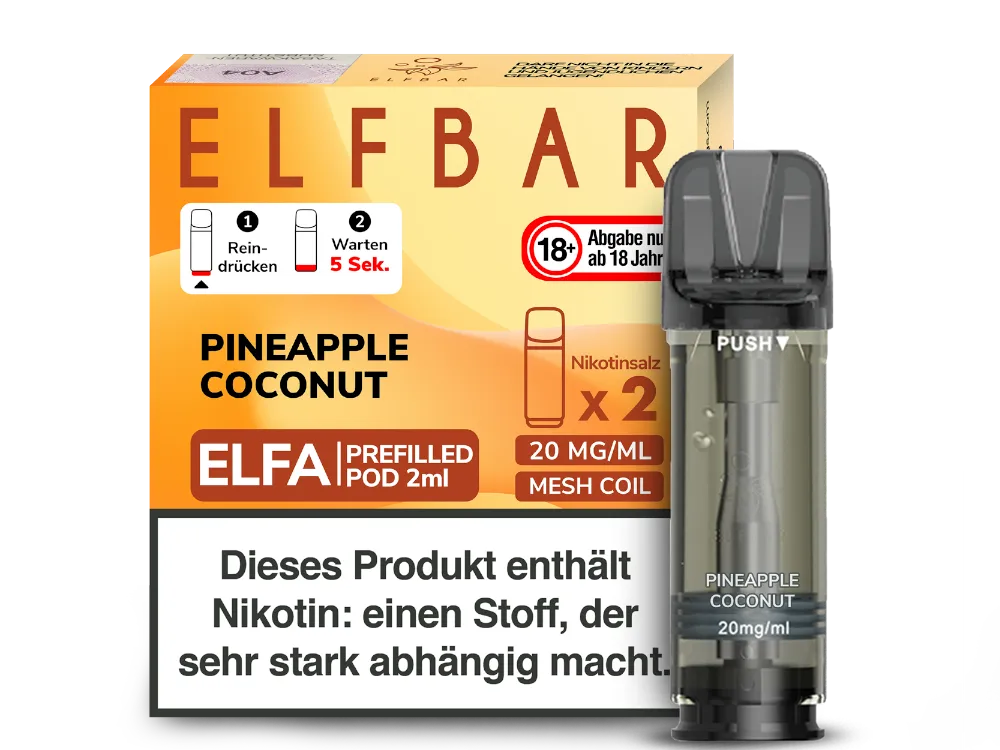 ELFBAR ELFA 20mg Nikotin 2er Pack - Alle Sorten