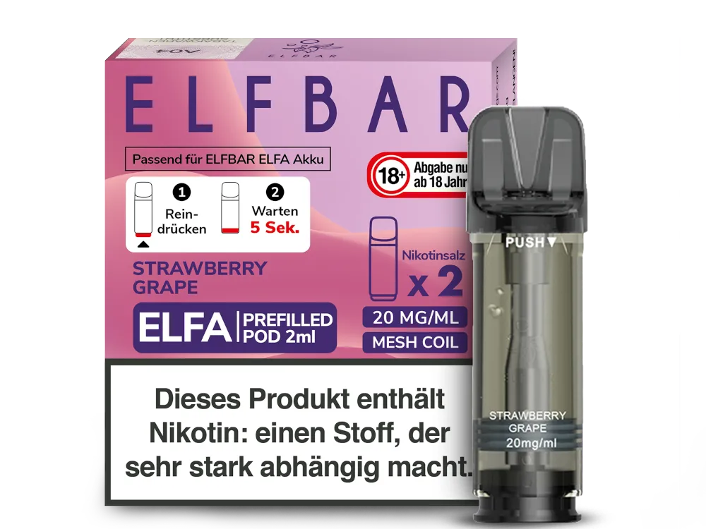 ELFBAR ELFA 20mg Nikotin 2er Pack - Alle Sorten
