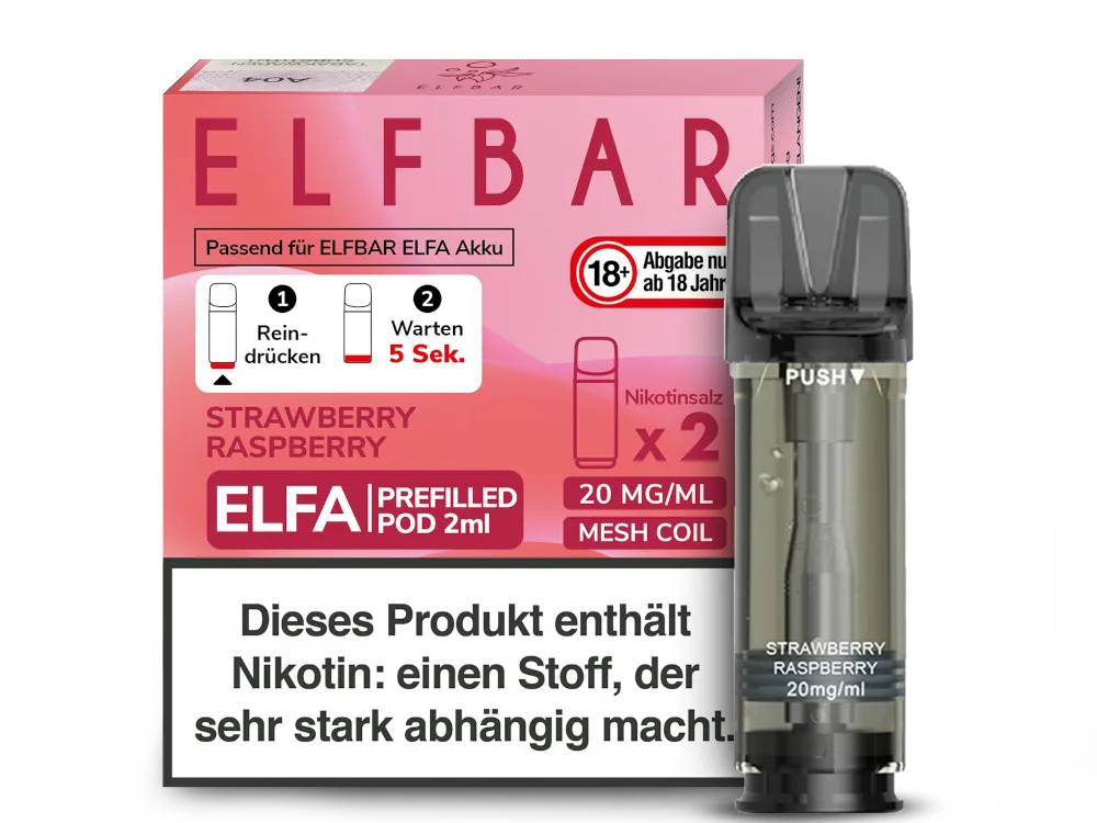 ELFBAR ELFA 20mg Nikotin 2er Pack - Alle Sorten