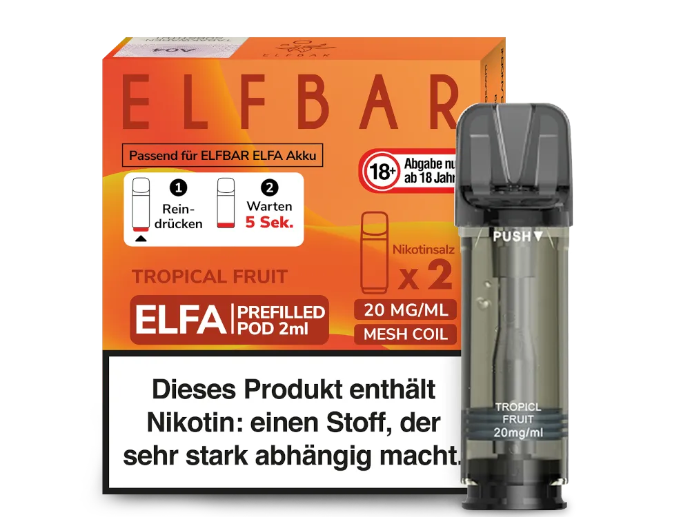 ELFBAR ELFA 20mg Nikotin 2er Pack - Alle Sorten