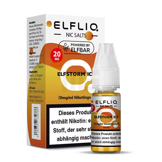 Elfbar - ElfLiq - 10ml - Elfstorm Ice | Nikotinsalz-Stärke : 20mg