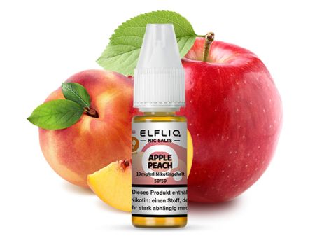 ELFBAR ELFLIQ Liquid 10mg/ml 10ml Apple Peach