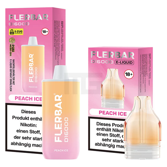 Flerbar D16000 Peach Ice