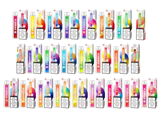 Flerbar Vape 600 - Blue Razz - Einweg E-Zigarette