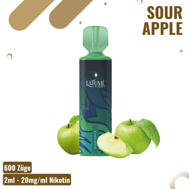 La Fume Aurora - 600 Züge - Alle Sorten - mit Nikotin