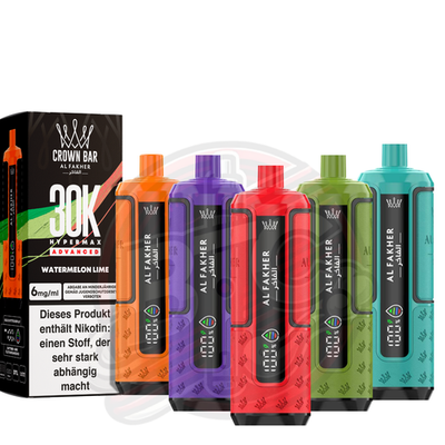 Al Fakher Hypermax Advanced 30K - Alle Sorten